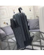 Bottega Veneta Men's Intreccio Leather and Fabric Backpack with Detachable Clutch Grey 2019