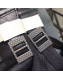 Bottega Veneta Men's Intreccio Leather and Fabric Backpack with Detachable Clutch Grey 2019
