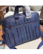 Bottega Veneta Men's briefcase in Intreccio Nappa Blue 2019