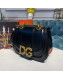 Dolce Gabbana DG Amore Calfskin Saddle Shoulder Bag Black 2019