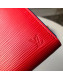 Louis Vuitton Zippy Epi Leather Wallet M62304 Red 2019