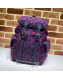 Gucci Small GG Wool Backpack ‎598184 Blue/Red 2020