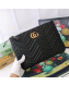 Gucci GG Marmont Leather Pouch ‎525541 Black 2019
