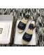 Gucci Knit Platform Espadrille Sandal Dark Blue 2019