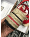 Gucci Knit Platform Espadrille Sandal Red 2019