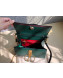 Valentino Small VSLING Grainy Calfskin Top Handle Bag 0530S Green 2019