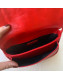 Balenciaga Nappa Calfskin XS Flap B Crossbody Bag Red 2019