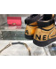 Chanel Metallic Leather High-Top Sneakers G35063 Gold/Black 2019