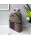 Gucci GG Canvas Web Backpack 190278 Beige 2019