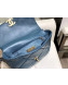 Chanel Lambskin 19 Small Flap Bag AS1160 Blue 2019