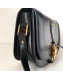 Valentino VLocker Shiny Calfskin Crossbody Bag 1014 Black 2020