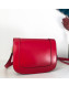 Valentino VLocker Shiny Calfskin Crossbody Bag 1014 Red 2020