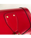 Valentino VLocker Shiny Calfskin Crossbody Bag 1014 Red 2020