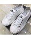 Chanel Bloom Sole Fabric Sneakers White 2019