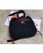 Chanel Quilted Shearling Sheepskin Medium Shopping Bag AS0981 Black 2019