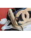 Chanel Shearling Sheepskin and Vintage Leather Flap Bag AS0321 Black/Beige 2019
