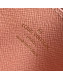 Louis Vuitton Monogram Canvas and Calfskin Porte Cartes Double Zipped Card Holder M66532 Pink 2019