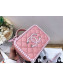 Chanel Small Vanity Case Top Handle Bag A93342 Pink/White 2019