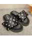 Louis Vuitton Pool Pillow Comfort Dotted Slide Sandals Black 2022