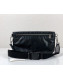 Gucci Men's Medium Soft Leather Messenger Shoulder Bag 575837 Black 2019