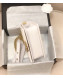 Chanel Calfskin Patchwork Chevron Small Boy Flap Bag A67086 White 2019