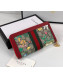 Gucci Ophidia GG Flora Zip Around Wallet 523154 Red 2019