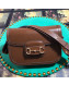 Gucci Grained Calfskin 1955 Horsebit Small Shoulder Bag 602204 Brown 2019