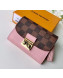 Louis Vuitton Croisette Compact Short Wallet N60208 Pink 
