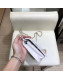 Chanel Pleated Lambskin Wallet on Chain WOC AP0388 White 2019