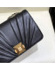 Chanel Pleated Lambskin Wallet on Chain WOC AP0388 Black 2019