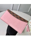 Louis Vuitton Croisette Long Wallet N60215 Pink