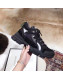 Gucci Flashtrek Sneaker 543289 Black/Silver 2018