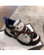 Gucci Flashtrek Sneaker with Removable Crystals Silver/Blue 2018