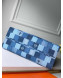 Louis Vuitton Onthego GM Tote Bag in Damier Monogram Denim Canvas M44992 Blue/Red 2020