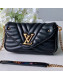 Louis Vuitton New Wave Chain Pochette Shoulder Bag M63929 Black 2019