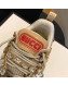 Gucci Flashtrek Lace-up Sneaker with Crystals Beige 2018