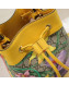 Gucci Ophidia GG Flora Small Bucket Bag 550621 Yellow 2019