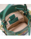 Gucci Ophidia GG Flora Small Bucket Bag 550621 Green 2019