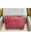 Chanel Quilted Lambskin Medium Flap Bag with Resin Chain AS1353 Pink 2019