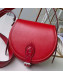 Louis Vuitton Tambourin Leather Round Shoulder Bag M55506 Red 2019