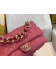 Chanel Quilted Lambskin Large Flap Bag with Resin Chain AS1354 Pink 2019