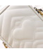 Gucci GG Marmont Mini Bag 598597 White 2019