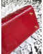 Dior My Lady Dior Medium Bag in Patent Cannage Calfskin Dark Red/Gold 2019