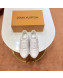 Louis Vuitton Run Away Sneaker in White Silk Calfskin 2019