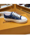 Louis Vuitton Stellar Low-top Sneaker in Blue Monogram Denim 1A4WTT 2019
