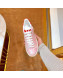 Louis Vuitton Stellar Sneaker in Monogram Flower Print Fabric Pink 2019