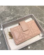 Dior Lady Dior Cannage Lambskin Card Holder Nude 2019