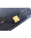 Saint Laurent Margaux Satchel Flap Bag in Crocodile Embossed Shiny Leather 578056 Black 2019