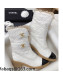 Chanel Shearling Short Boots 5cm White 2021 111713