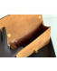 Saint Laurent Carre Satchel Box Bag in Suede 585060 Brown 2019